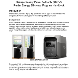 OCPA Renter Energy Efficiency Program Handbook thumbnail icon